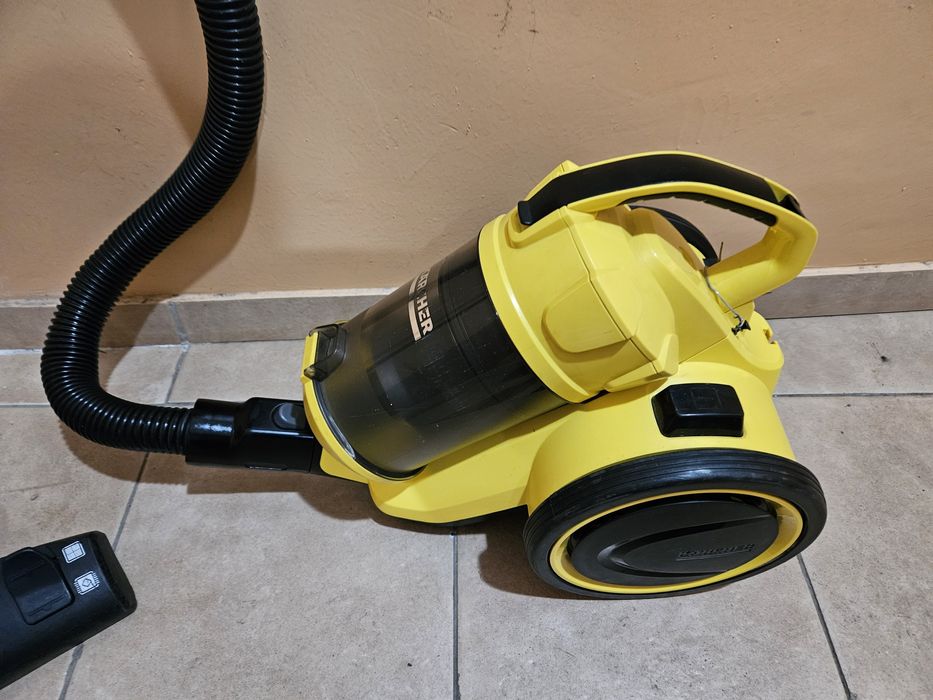 Пылесос в рабочем состоянии