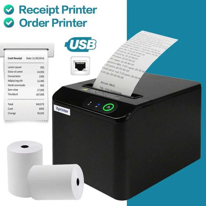 Chek printer xprinter чек принтер 80мм dmed iiko jowi yespos linko