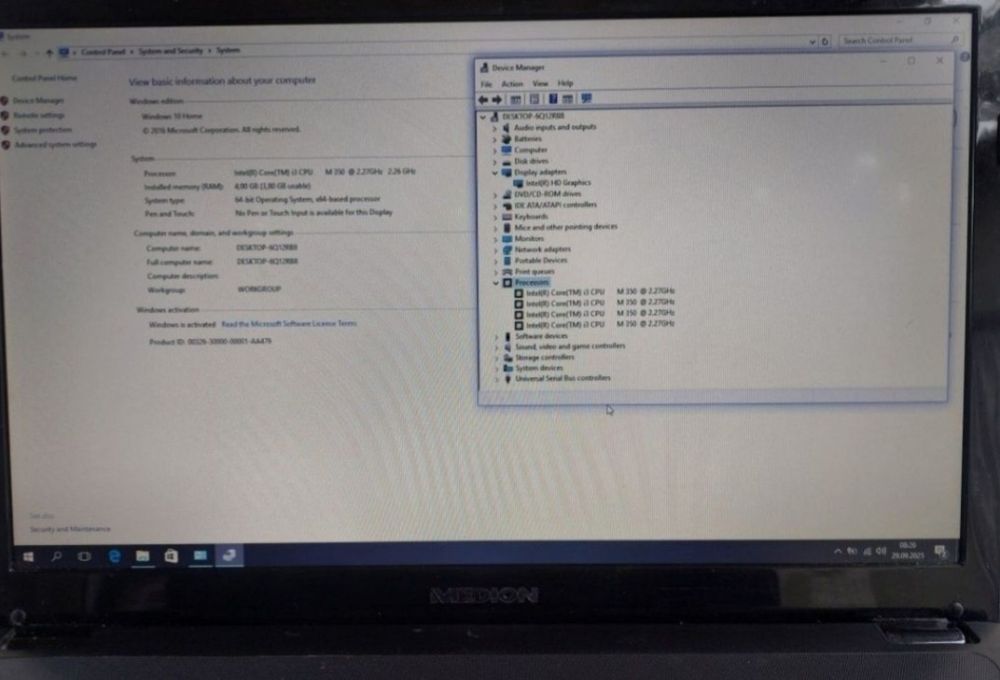 Laptop Medion Akoya i3