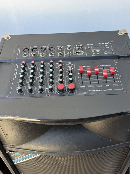 Sistem Audio Profesional VALLIODOR 2025 – 560W, 4 Difuzoare 15”