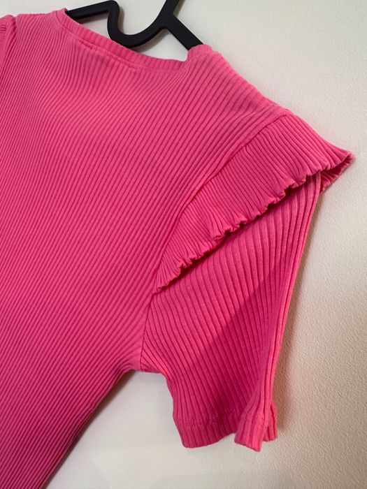 Блуза с къс ръкав ZARA