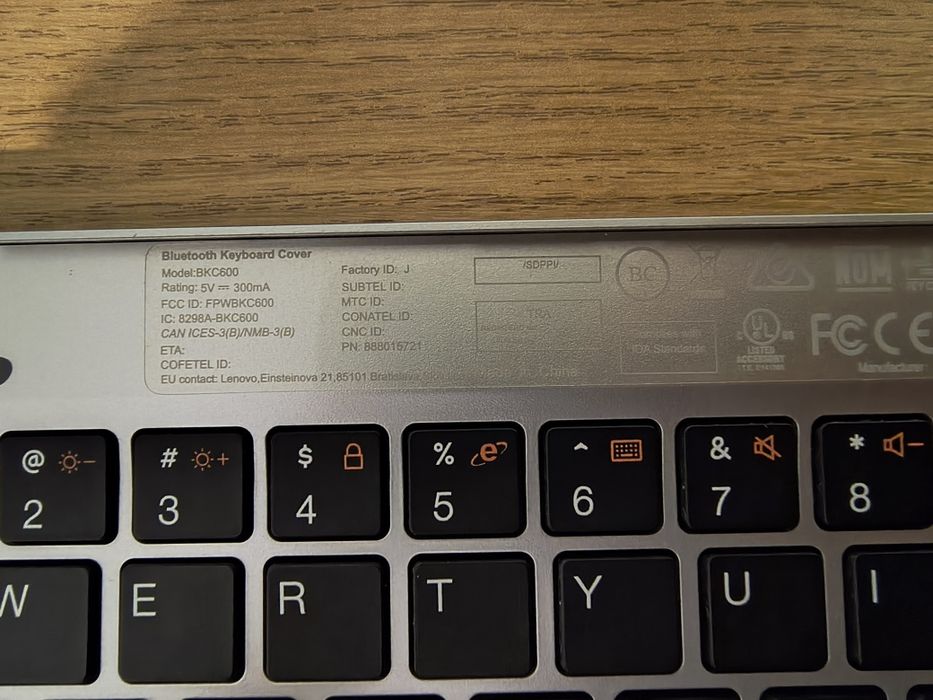 Tastatura Bluetooth lenovo BKC600 pentru YOGA Tablet 10