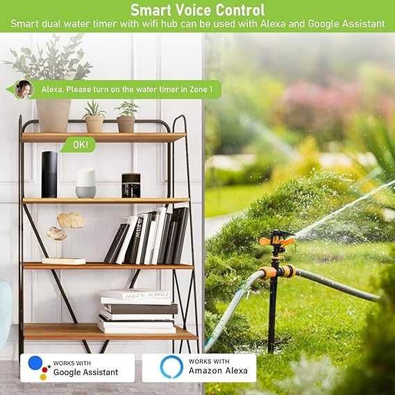 Wi-Fi интеллектуальный таймер полива с 2 выходами