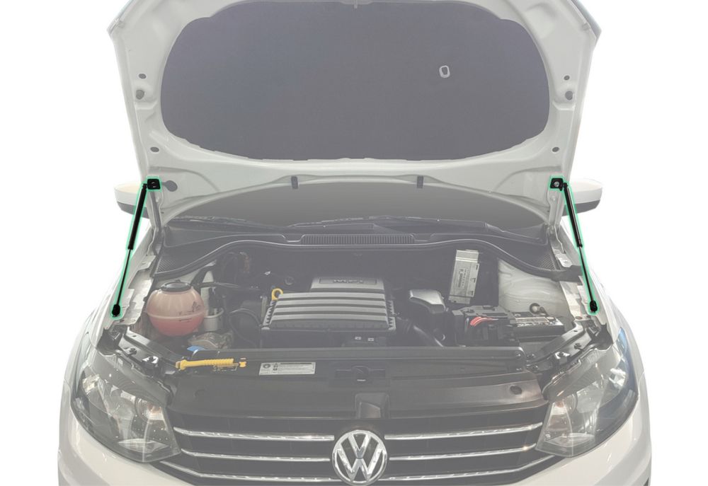 Упоры капота Volkswagen Polo с 2009 по 2020