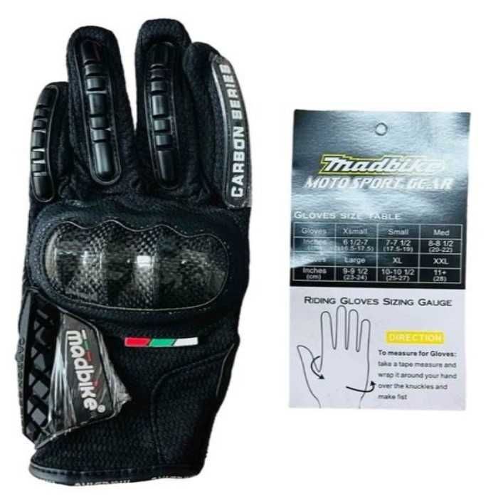Мото ръкавици Automat, С карбонови нишки, Черен