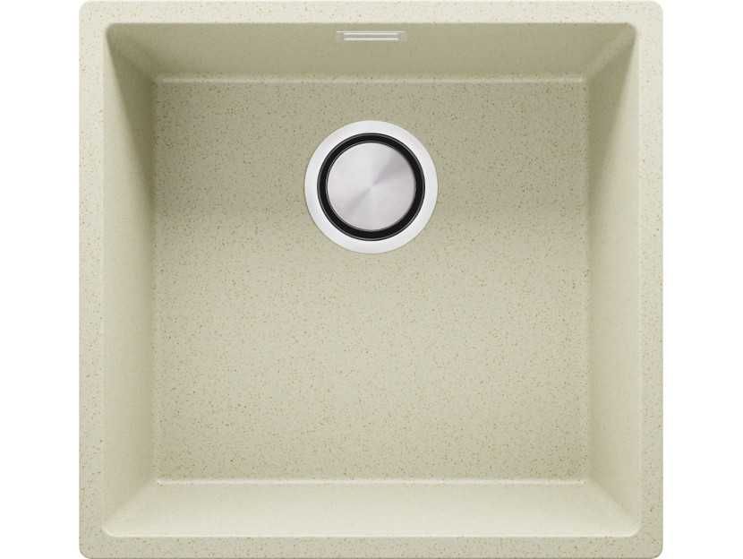Кухненска Мивка от Гранит модел Лондон Слим 460 x 440 мм - Бежова