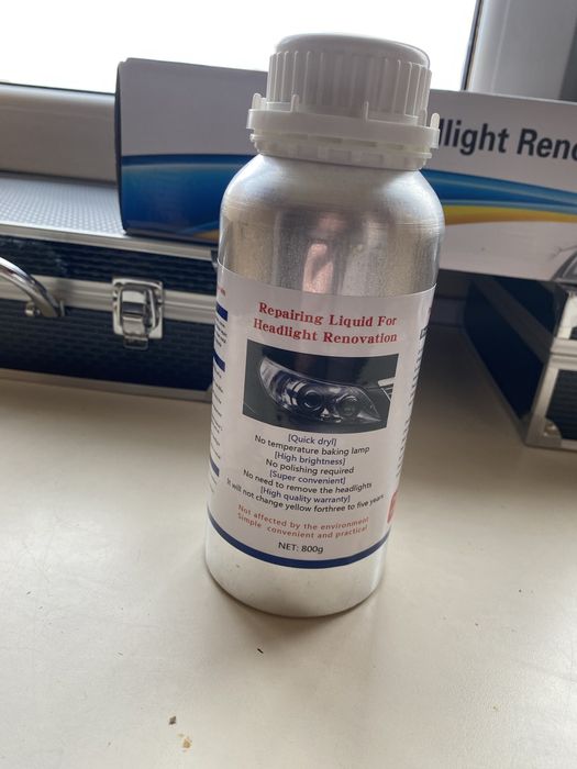 ОРИГИНАЛ Комплект и Течност за Химическо Полиране на Фарове