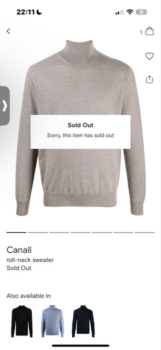 Canali Roll-neck Sweater