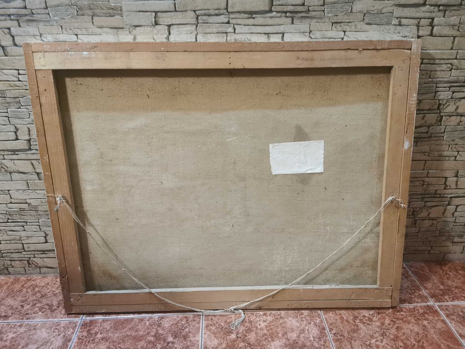 авторска маслена картина-созополски къщи