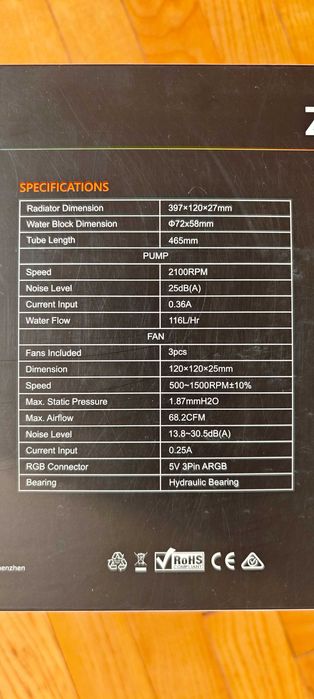 Охладител за процесор Zoomflow 360 XT