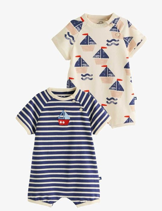 Комплект 2бр ромпъри за момче Next