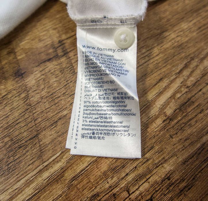 Tommy Hilfiger Slim Fit  Оригинална мъжка поло фланелка размер L