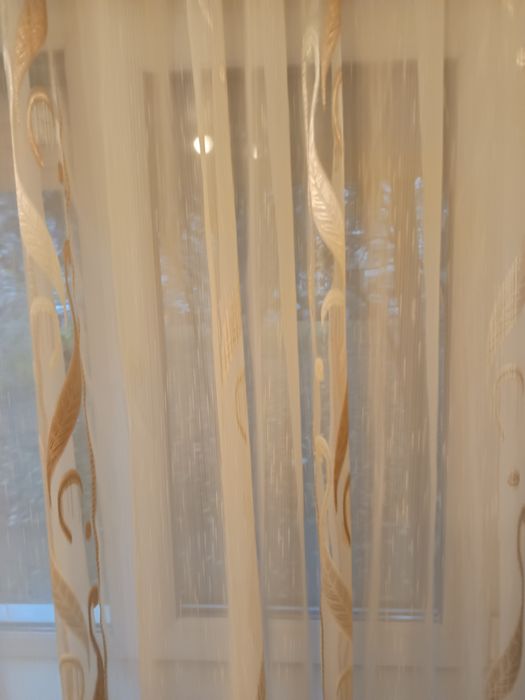 Perdea lunga cu model  vertical