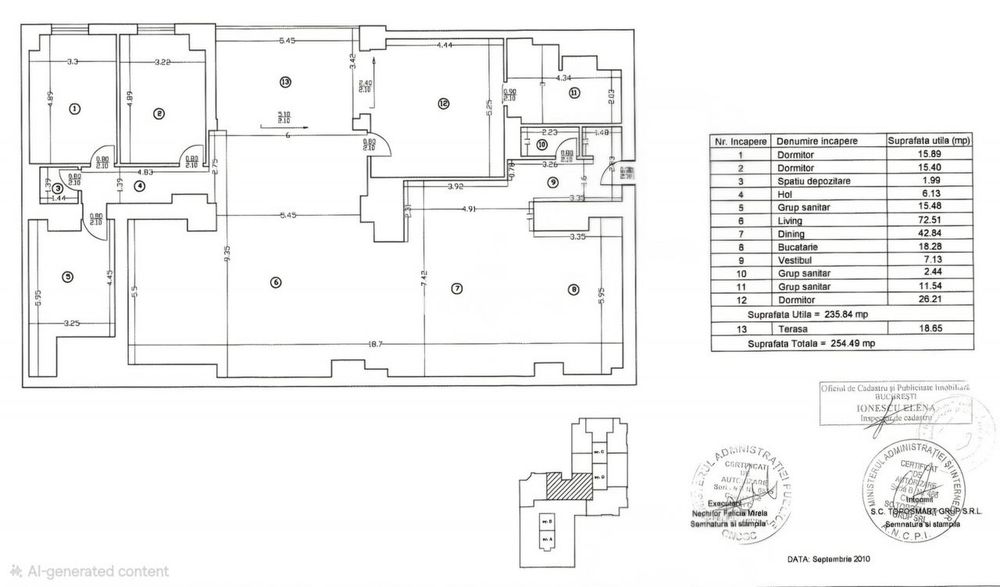 0% Comision! TUR VIDEO | Penthouse 254mp | Living 116mp | UpGround