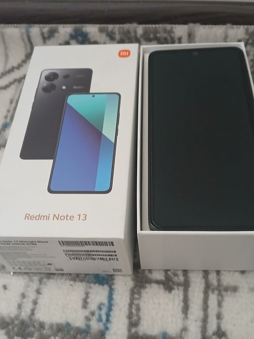 Redmi Note 13 8+4/256GB. Zavod Ideal holatda. To'liq komplekt.