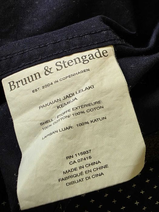 Мъжка риза Bruun & Stengade slim fit