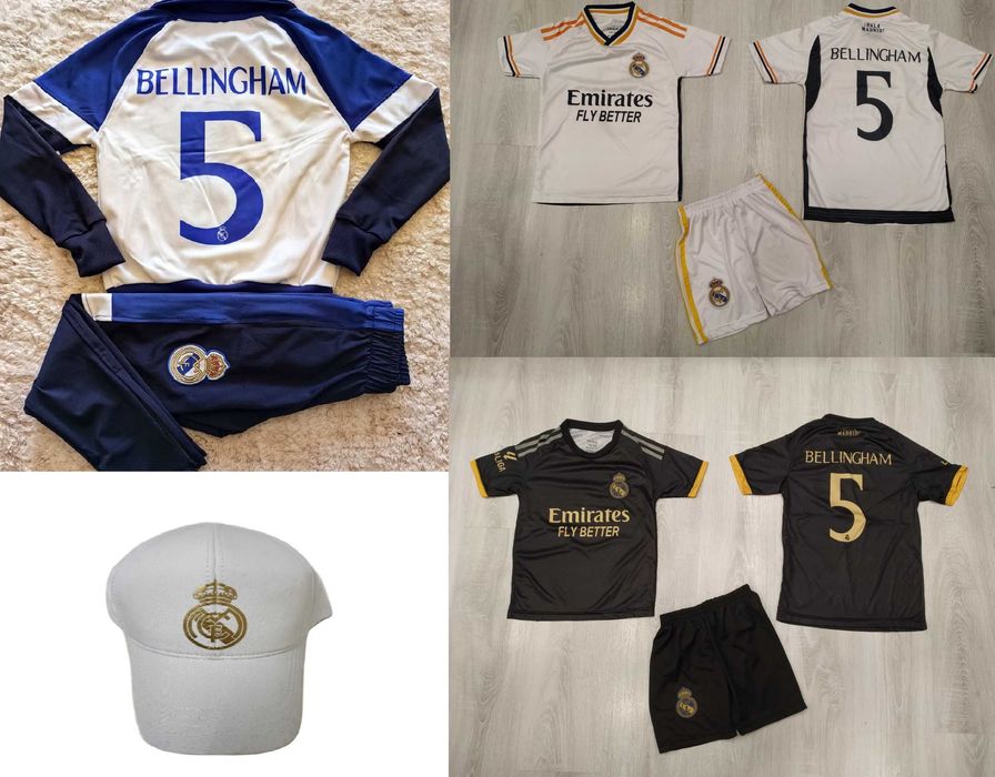 Мадрид Стак Комплект Белингам Real Madrid ДЕтски екип + анцуг + калци