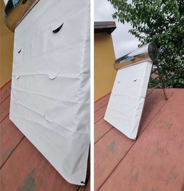 Prelata panou solar apa calda 10 tuburi. Evita supraincalzirea Noua!
