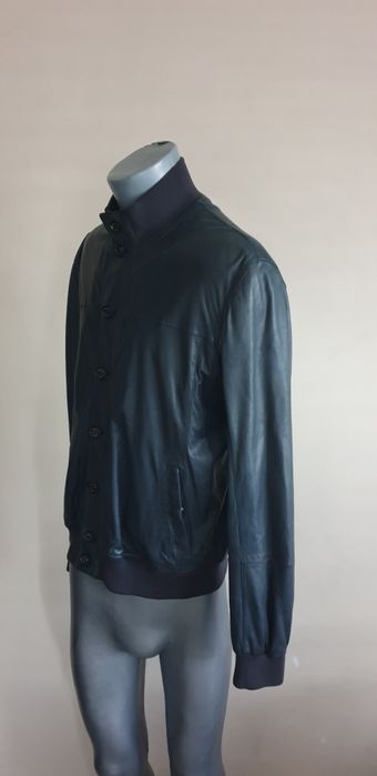 Brunello Cucinelli Leather Jacket НОВО! ОРИГИНАЛ! Мъжко Яке Ест. кожа!