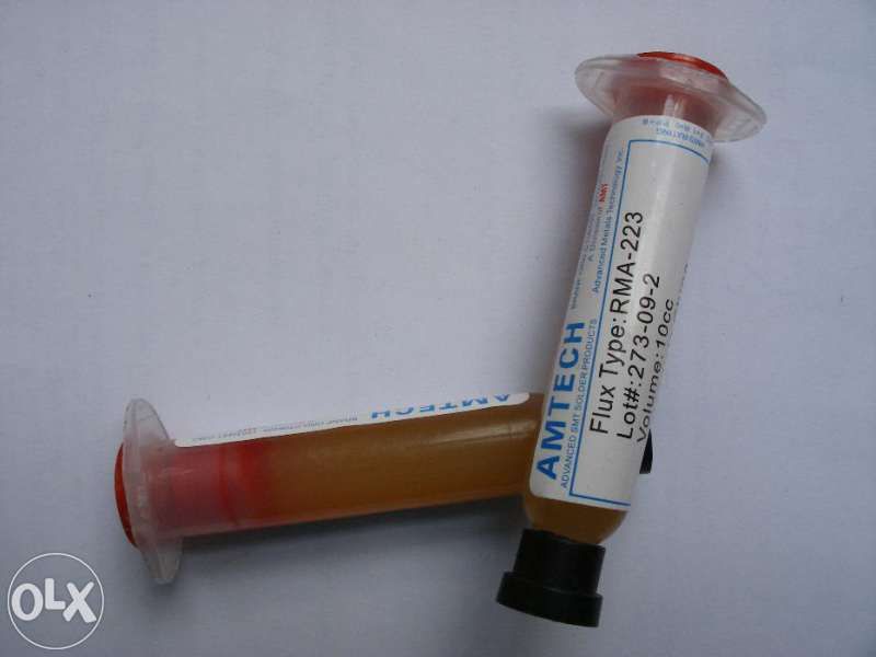 AMTECH RMA-223 Паста за запояване ребол на BGA SMD чипове флюс flux
