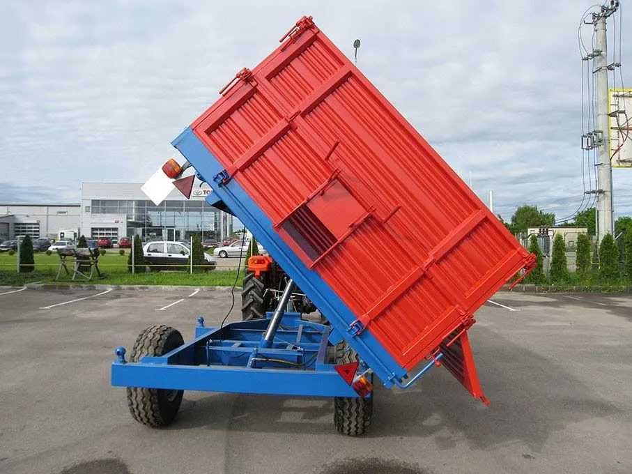 Remorca agricola Bicchi 9T monoax basculabila 3 parti Italia