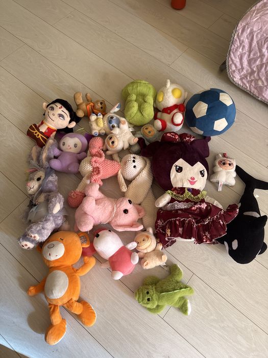 Игрушки мягкие в отличном состоянии