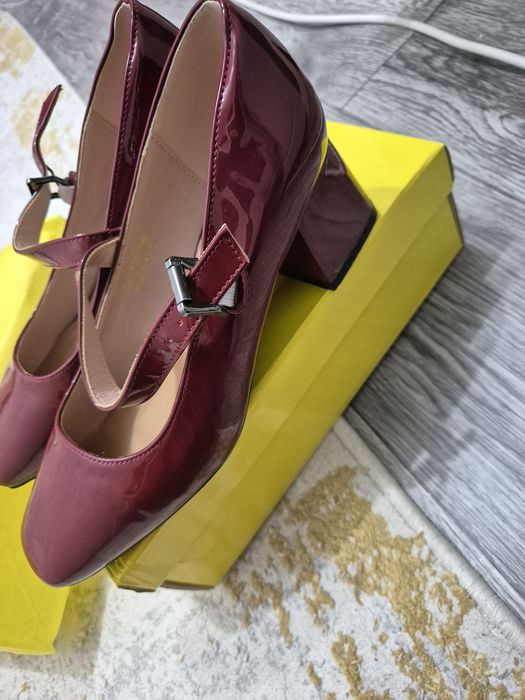 Туфли бардовый 49.40