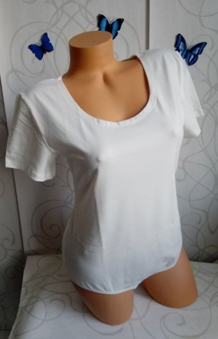 НОВО къс ръкав боди бикина, памук 3XL,4XL,M,L бяло,черно,червено,син