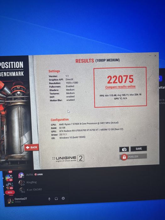 Placa video rx 6750 xt