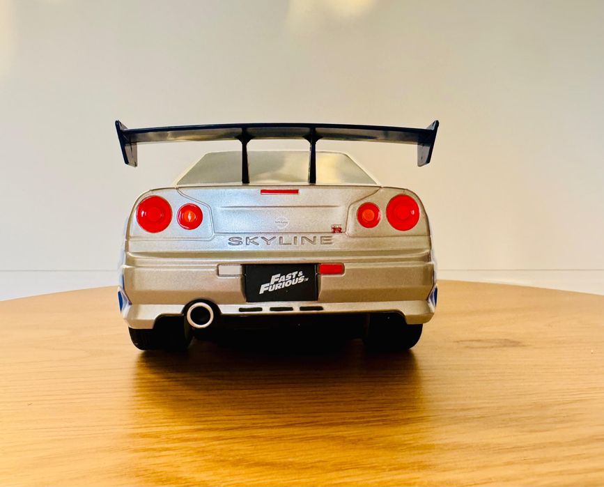 Кола с дистанционно, Jada, Fast And Furious, Nissan Skyline GTR