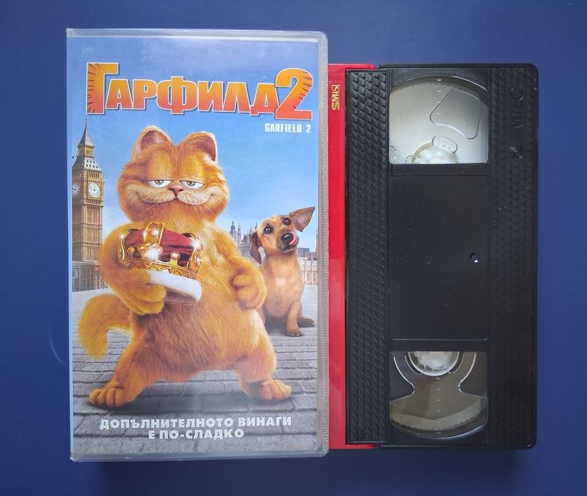 Видеокасета VHS  Гарфилд 2