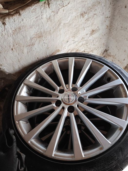 Джанти Borbet 5x112 et 35 j8.5  18цола с гумиGoodyear  Eagle f1