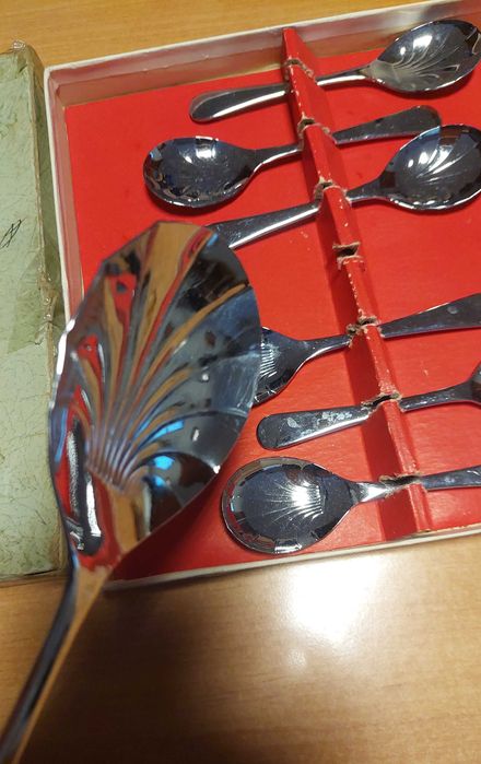 Set 6+1 tacamuri desert Cromate Vintage  1964