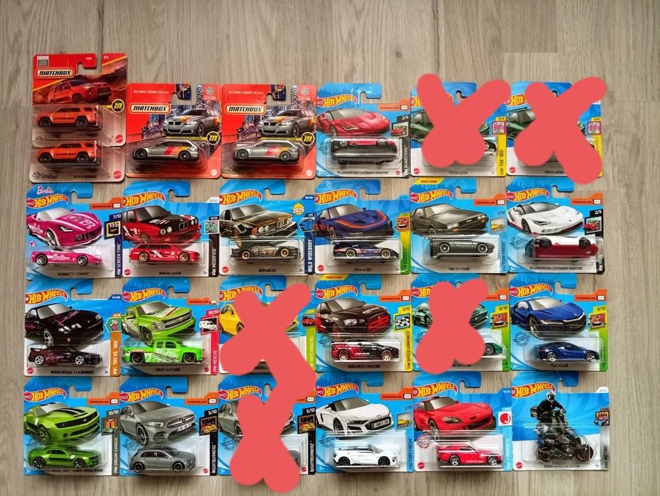 Machete Hot Wheels și Matchbox diverse modele