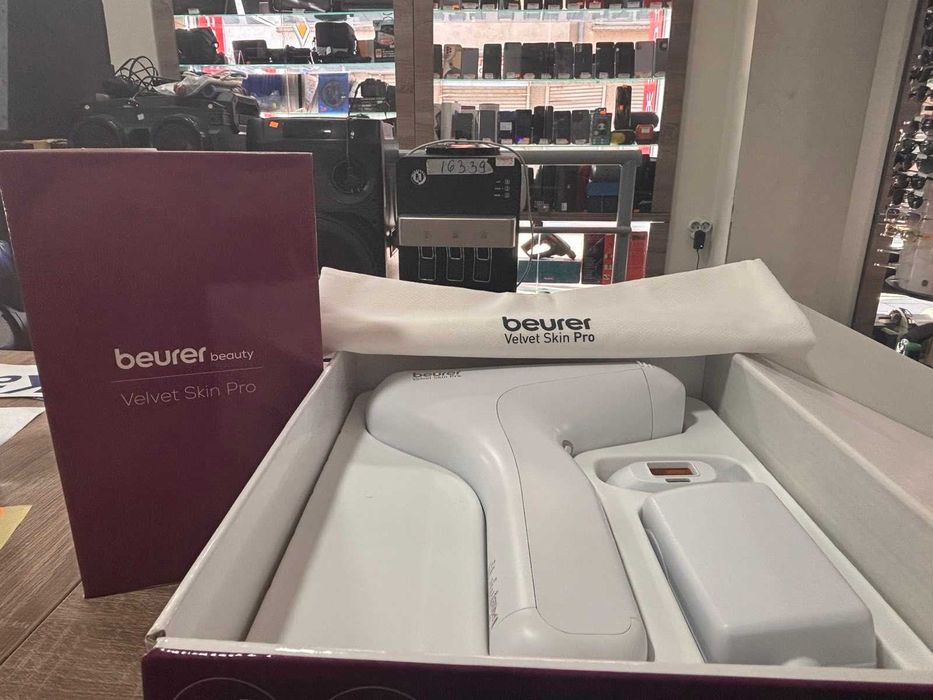 Епилатор, Beurer Velvet Skin Pro, 300 000 импулса Като Нов