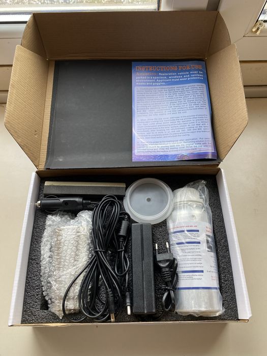 ОРИГИНАЛ Комплект и Течност за Химическо Полиране на Фарове