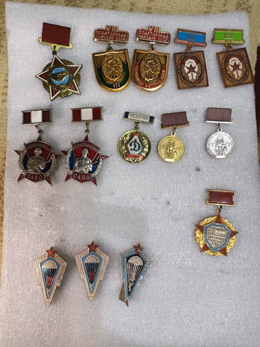 Ромбики СССР значки