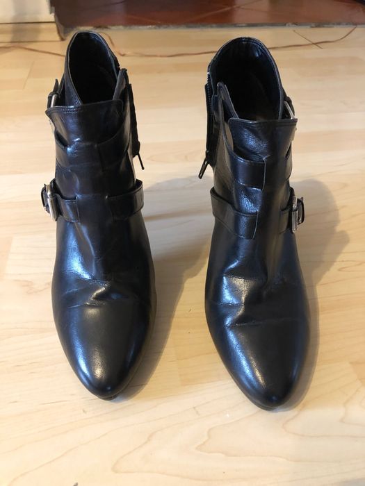 Ghete Ralph Lauren dama piele negre