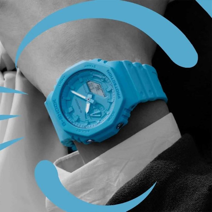 Нов часовник Casio G-Shock GA-2100-2A2ER - гаранция