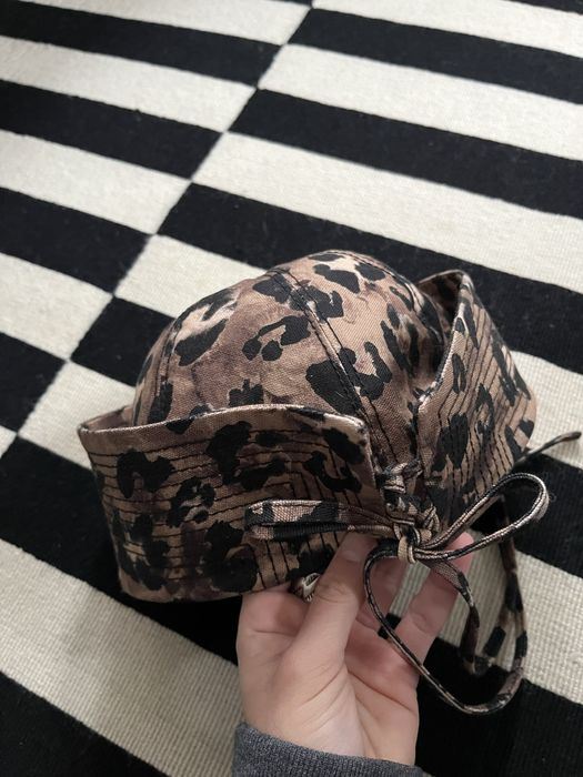 Leopard Print Sailor Hat