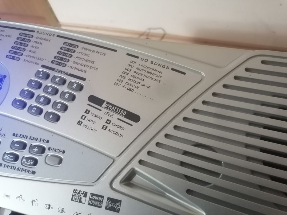 Farfisa TK-82 Clape dinamice Pian digital  orga electronică keyboard