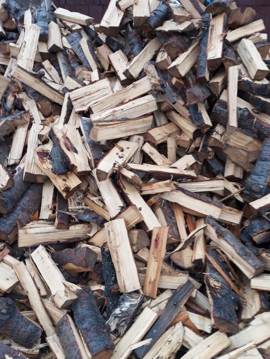 Дрова колотые пихта берёза осина