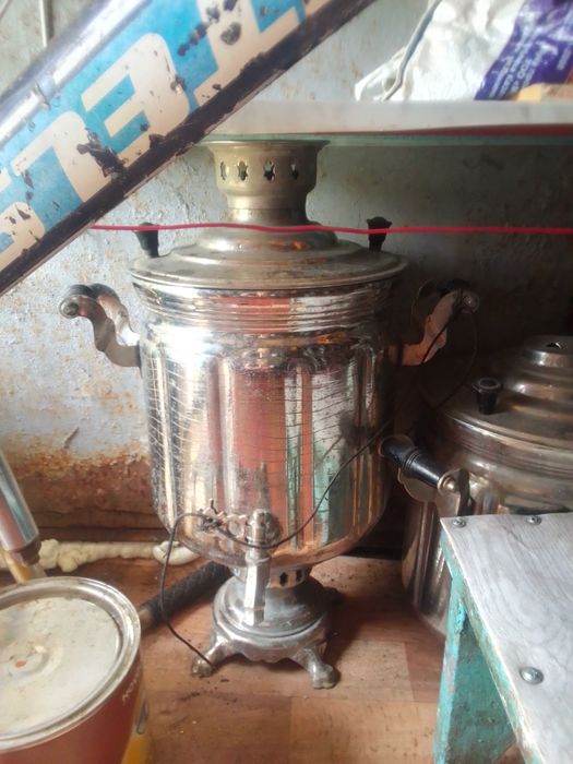 Самовар дровяной.Краник от дровяного самовара