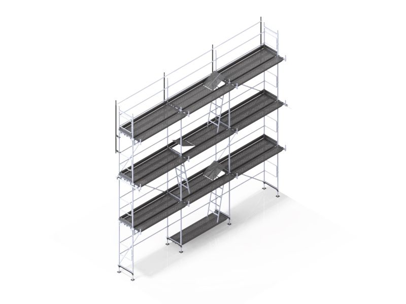 Фасадно рамково скеле ново поцинкована стомана цена качество