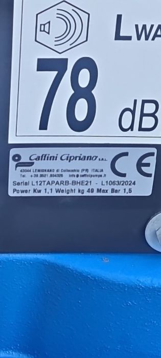 Pompa apa cu diafragma caffini