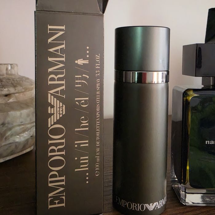 Emporio Armani He и Narcisko Rodriguez Bleu Noir
