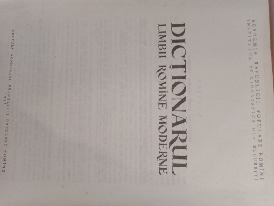 Dicționarul Limbii Române moderne  75 lei