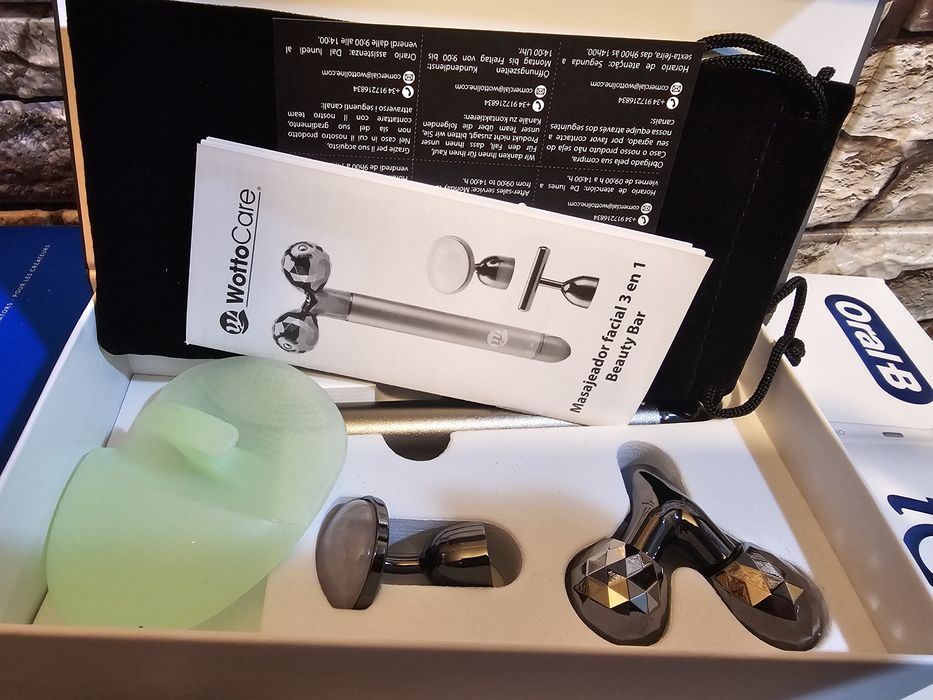 Електрически масажор за лице 3в1 Beauty Bar Стягащо лице лифтинг