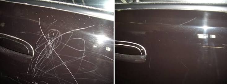 Удаление сарапини без покраски авто