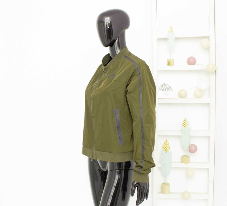 Nike Оригинално дамско яке Bonded Bomber Jacket тъмно зелено М